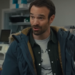 Merv Charlie Cox Blue Parka Jacket